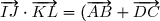 \overrightarrow{IJ} \cdot \overrightarrow{KL} = (\overrightarrow{AB} + \overrightarrow{DC}) \cdot (\overrightarrow{AB} - \overrightarrow{DC}) = ||\overrightarrow{AB}||^2 - ||\overrightarrow{DC}||^2 = a^2 - a^2 = 0